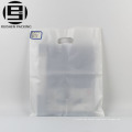Cheap recyclable plastic die cut shopping bag